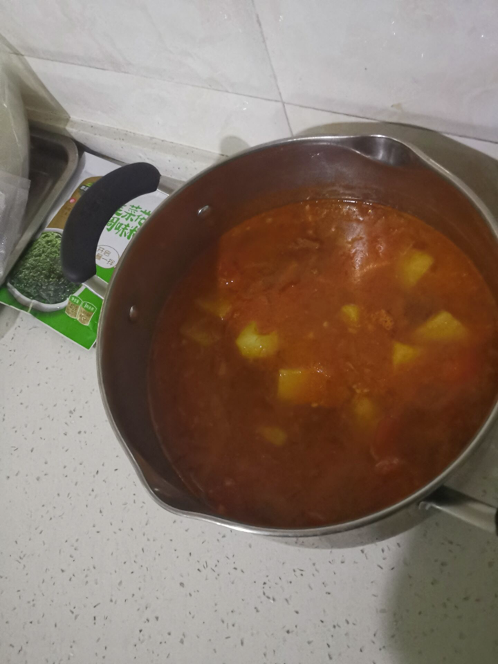 西红柿土豆炖牛肉