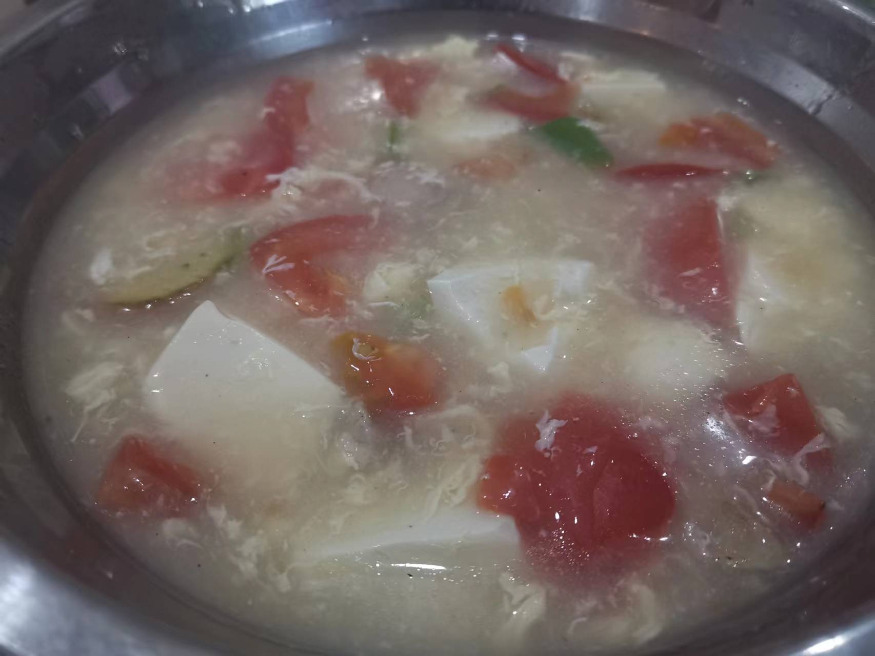 西红柿豆腐汤羹