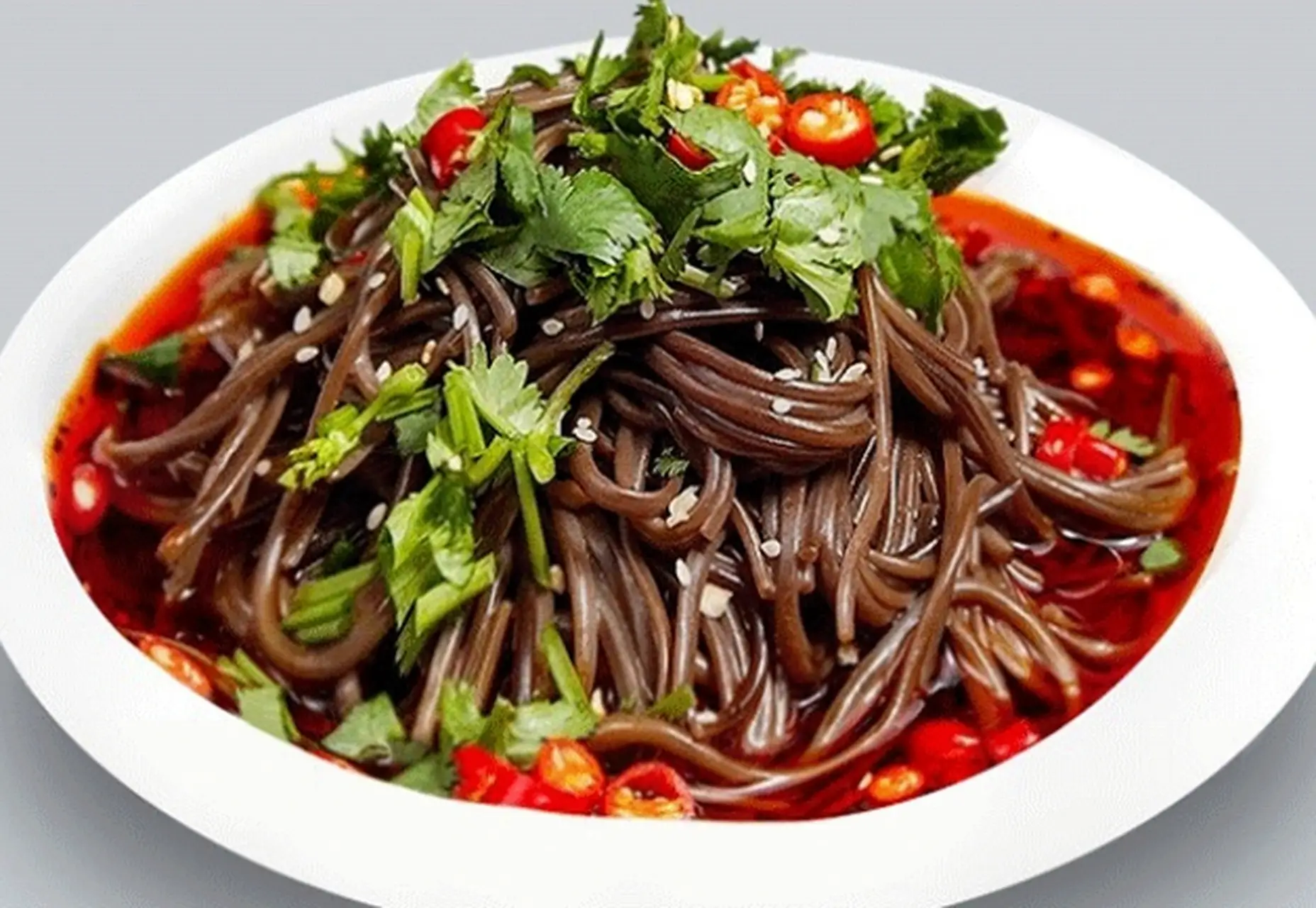 酸辣蕨根粉